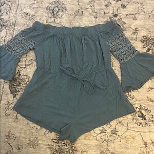 Blush Blue Romper
